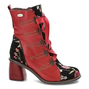 Красные ботинки Laura Vita Elegant Shoes