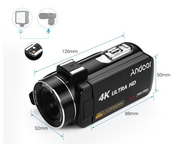 Andoer 4K Handheld DV Professional Digital