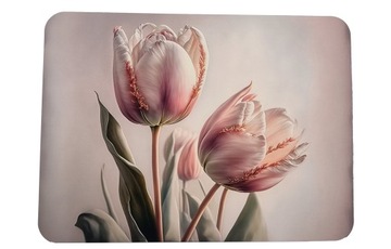 PODKŁADKA NA STÓŁ KORKOWA ELEGANCKA TULIPANY