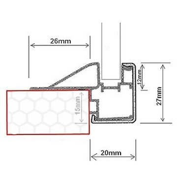 Жалюзи Rehau, мебельные рулонные шторы на заказ, INOX STEEL