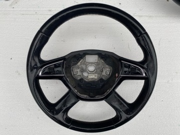 KIEROWNICA SKORZANA MULTIFUNKCJA SKODA SUPERB II LIFT OCTAVIA FABIA