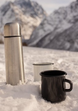 Термос из нержавеющей стали, вакуумная термочашка, 1л.