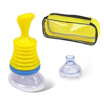 Portable Breathing Trainers , Home First Aid Equipment Anti-choking Masks