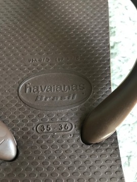 Klapki Japonki HAVAIANAS EUR 37-38 wkł. 23cm