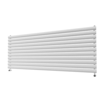 biały grzejnik poziomy RENE 64 x 150 - 1095W