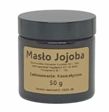 MASŁO JOJOBA SZKLANE OPAKOWANIE 50 GRAM