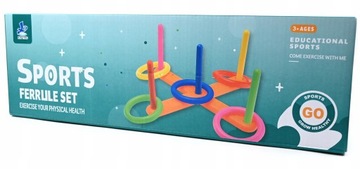 RINGO RINGS GARDEN ДОМАШНЯЯ ИГРА ДЛЯ ДЕТЕЙ С МЕТАНИЕМ В МИШЕЛЬ