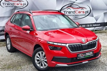 Skoda Kamiq Crossover 1.6 TDI 115KM 2020 Skoda Kamiq 1.6 TDI Navi Virtual Kamera bezwypadkowa serwisowana oplacona