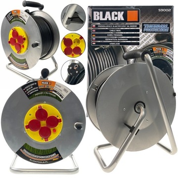 УДЛИНИТЕЛЬ ДЛЯ СТРОИТЕЛЬНОГО БАРАБАНА 50М 3x2,5 НА БАРАБАНЕ