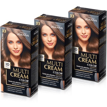 Joanna Multi Cream 3x farba do włosów blond 33
