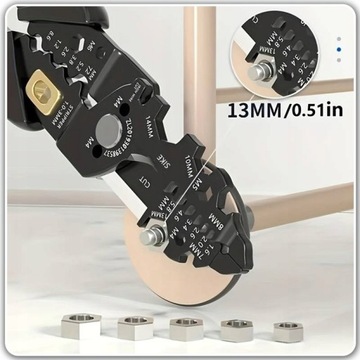 Многофункциональные клещи для электриков ОБЖИМНЫЕ ЩИПЦЫ ДЛЯ НЕИЗОЛИРОВАННЫХ РАЗЪЕМОВ.