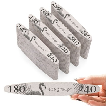 Pilnik do Paznokci Elipsa 180/240 Slim Aba Group