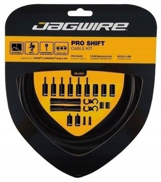 Jagwire zestaw przerzutkowy Pro Shift Stealth Blac