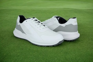 Białe sneakersy GEOX U4536B RESPIRA męskie sportowe buty golf series R44