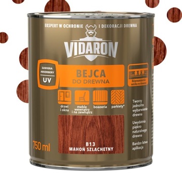 Vidaron bejca do drewna Mahoń szlachetny B13 0,75L