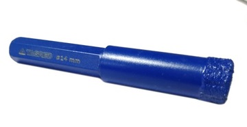 АЛМАЗНАЯ КОРОНКА ДЛЯ ГЛАЗУРИ 14 ММ ШЕСТИГР.