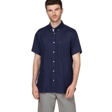 Koszula Tommy Hilfiger Linen Shirt S/S. M MW0MW12786 S