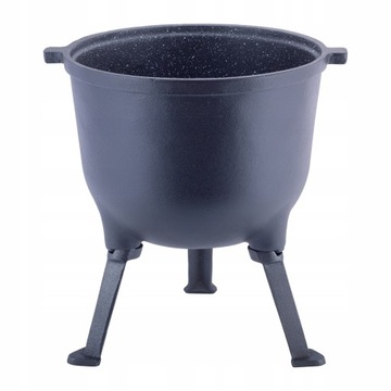 ОХОТНИЧИЙ КОЛДЕЛ, ЧУГУННЫЙ КОСТРОВЫЙ ГОРШОК, 10 Л КАМИЛЛА