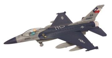 MYŚLIWIEC F-16 SAMOLOT METALOWY ŚWIATŁO I DŹWIĘK