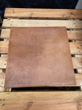 Напольная плитка из керамогранита 45X45 коричневая кожа Sichenia