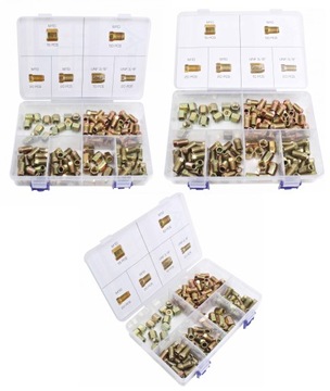 ZESTAW NAKRĘTEK DO PRZEWODÓW HAMULCOWYCH NAKRĘTKI DO PRZEWODÓW 135 SZT ASTA