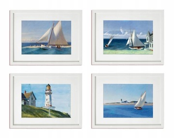 Edward Hopper łodzie morze nowoczesne obrazki
