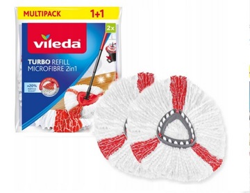 VILEDA wkład do mopa obrotowego TURBO 2 szt