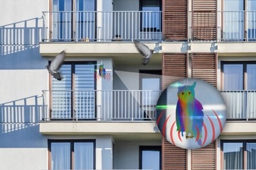 ОТПУСКАТЕЛЬ ДЛЯ ГОЛУБЕЙ, СЕЛЛИНГОВ, ПТИЦ, Светоотражающая сова, СТОЯЩИЙ, БЕЗ ВРЕДИТЕЛЕЙ, ГОЛОГРАММА