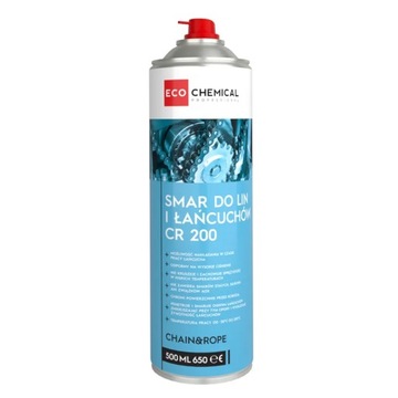 SMAR DO ŁAŃCUCHA LIN CR 200 SPRAY WYSOKO ADHEZYJNY ECOCHEMICAL 500 ML