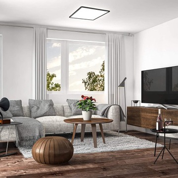 ПОТОЛОЧНЫЙ СВЕТИЛЬНИК - FLAT LED PLAIN 22W - НЕЙТРАЛЬНЫЙ цвет - ГОСТИНАЯ - КУХНЯ