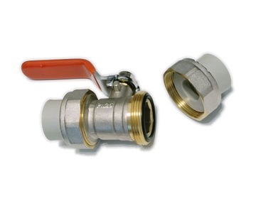 zawór kulowy metalowy PP 20mm do zgrzewania