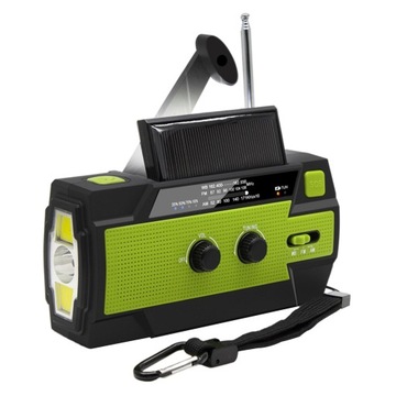 Emergency Solar Hand Crank Weather Radio FM/AM Battery European Version