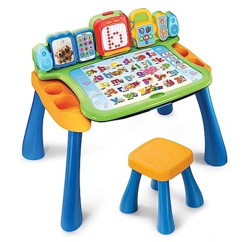 VTech Touch and Learn Activity Table - Musical Kids Desk with Letters, Phon