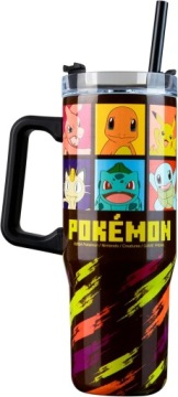 Pokémon Кружка Ізольована 940 мл З Трубочкою Дорожній для Дітей