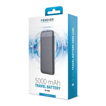 Forever PowerBank 5000 мАч черный