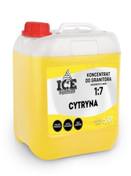 Syrop 5l koncentrat do granity CYTRYNA 1:7 granitor | cytrynowy