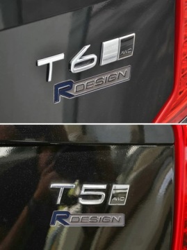 ЛОГОТИП Эмблема металл 3D R-DESIGN VOLVO RED