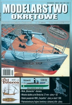 Modelarstwo Okrętowe nr 39 (2/2012) Polacca 1696 rok cz. 2