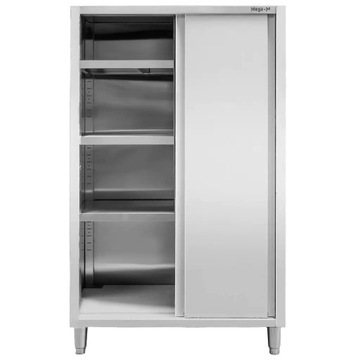 Szafa gastronomiczna ze stali nierdzewnej na naczynia 2-drzwiowa 120x60x200