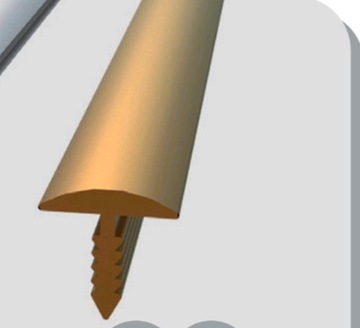Listwa łączeniowa aluminiowa 10/270 ZŁOTY MATOWY