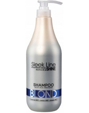 STAPIZ SZAMPON SLEEK LINE BLOND Z JEDWABIEM 1L