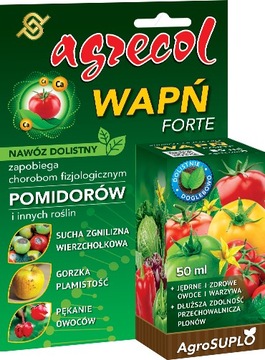 Wapń dolistny 50ml do pomidorów zapobiega chorobom pękanie plamistość