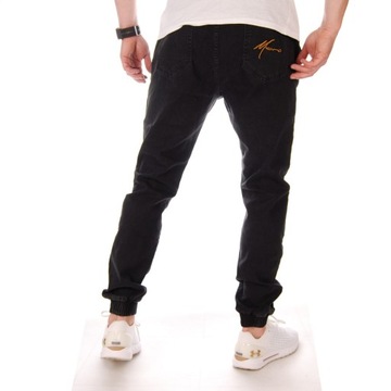MORO SPORT Spodnie Joggery BIG PARIS Czarne / XL