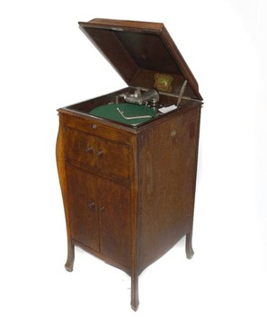 Gramofon słupkowy HMV model 160
