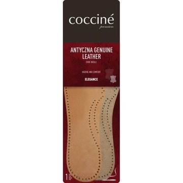 SKÓRZANE WKŁADKI DO BUTÓW GENUINE LEATHER r 41-42