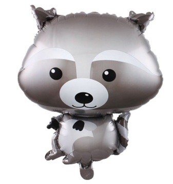 Balon foliowy Szop Pracz Zwierzęta 48x66 cm Urodziny L3