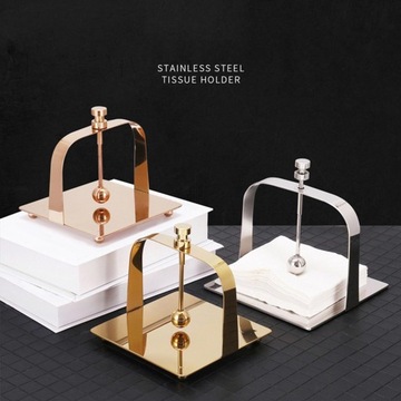 Держатель для салфеток из нержавеющей стали Гладкая салфетка