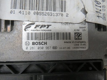 ALFA ROMEO GIULIETTA 2.0 JTDM JEDNOTKA MOTORU 0281030967 552263137