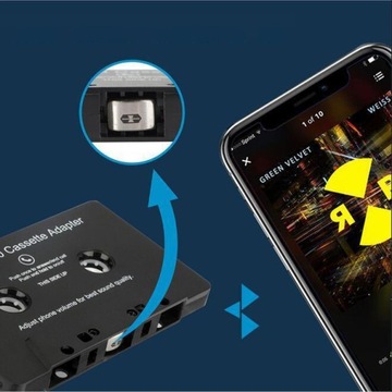 УНИВЕРСАЛЬНАЯ АВТОМОБИЛЬНАЯ КАССЕТА BLUETOOTH 5.0