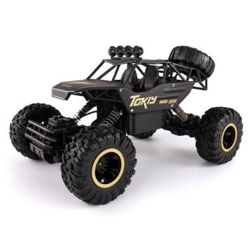 Velké Auto Na Dálkové Ovládání Rc Terénní Monster 4x4 Kovové Led